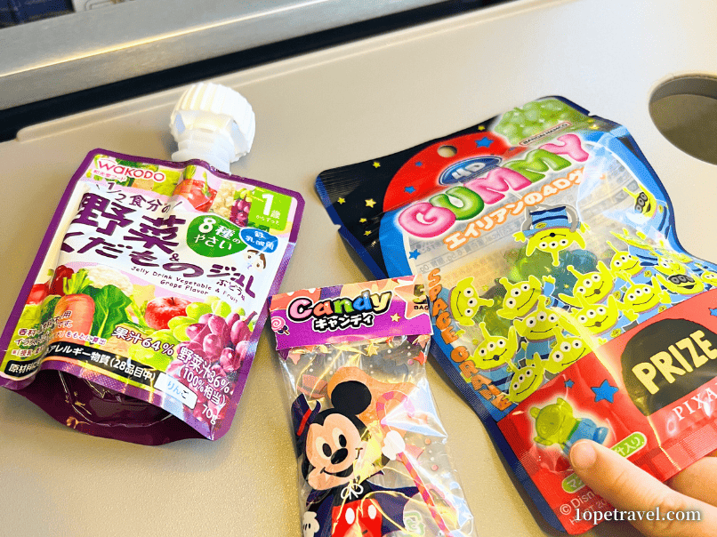 旅行に持って行くおやつ