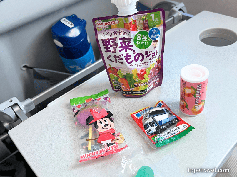 機内に持ち込むお菓子やジュレ