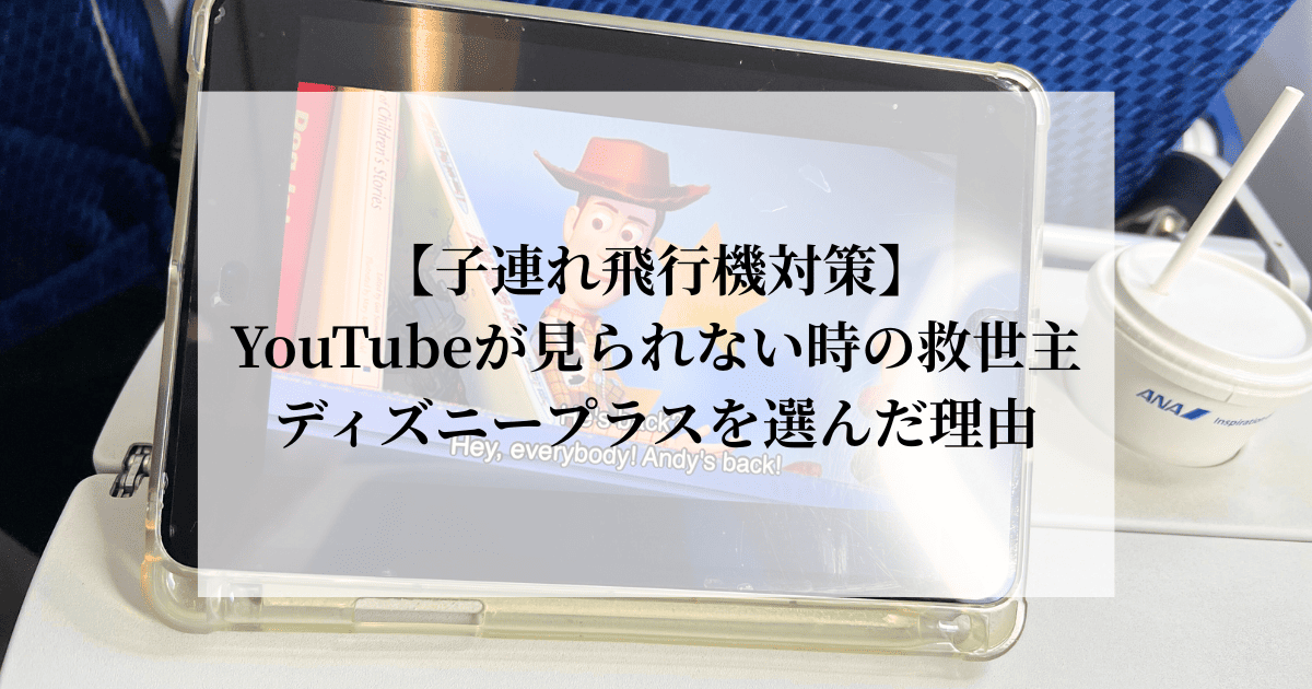 子連れ飛行機対策にオススメのディズニープラス