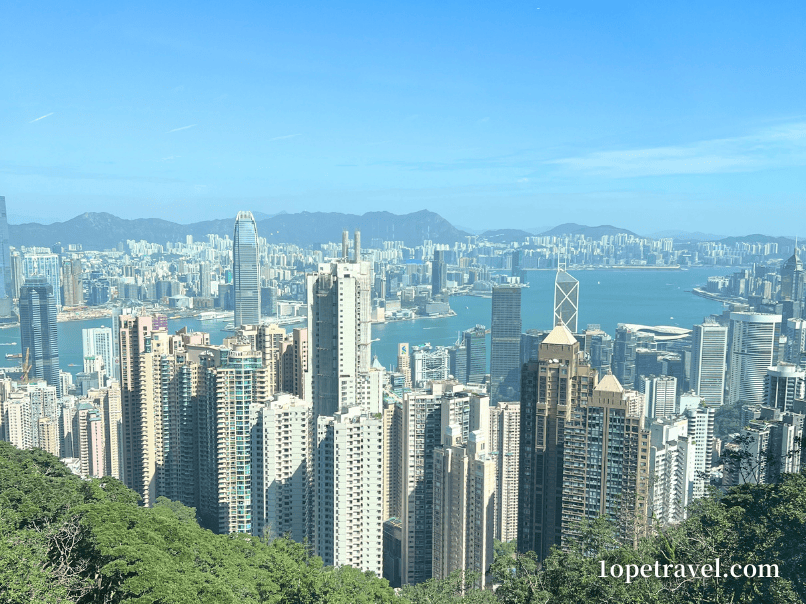 ビクトリアピークから見た香港の絶景